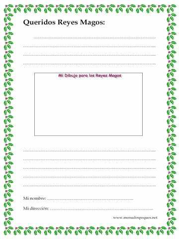 carta reyes magos